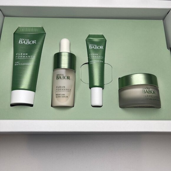 New! Doctor Babor Cleanformance Pre- & Probiotic Moisture Glow Routine Boxed Set - Picture 2 of 4